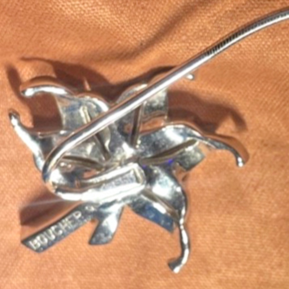 1940s Vintage Marcel Boucher 2 Earwrap Signed Filligree stars #205974634996 - Picture 7 of 9